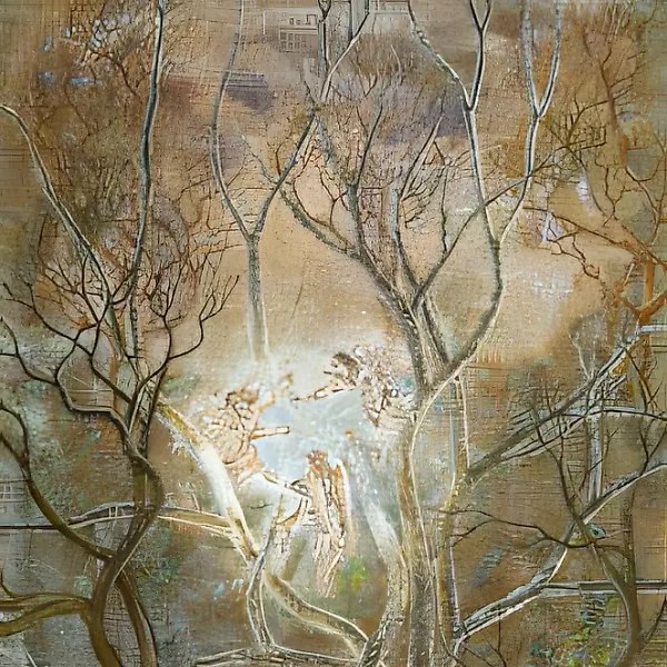 Танец ангелов, 1997, холст, масло, 80х60