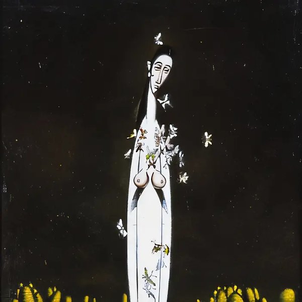 裸女，1996年，布面油画，60×40