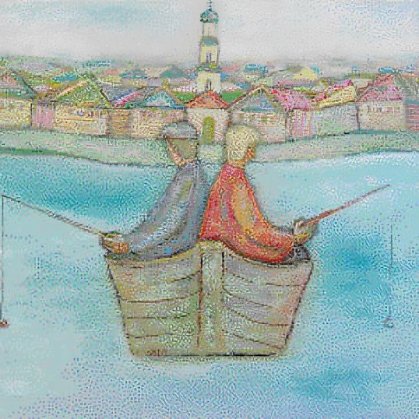 Рыбаки., 1998, холст, масло, 60х80