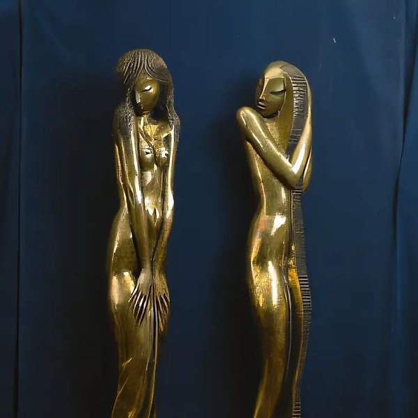 Юность., 1996, бронза, 155х25х20
