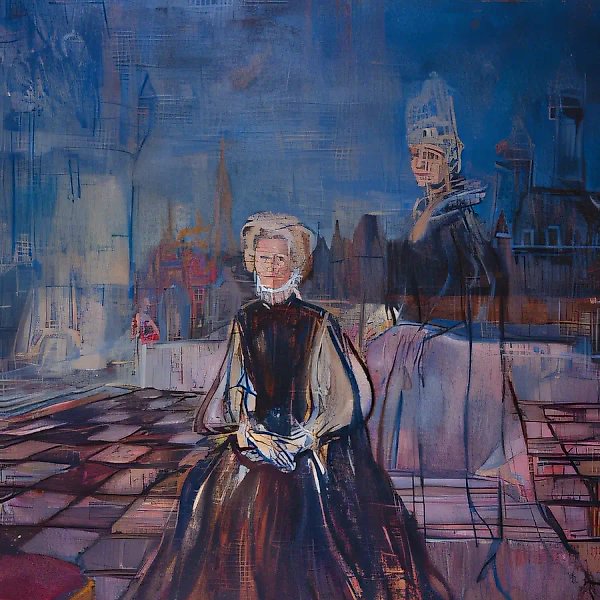 招魂会，1992年，布面油画，100×80