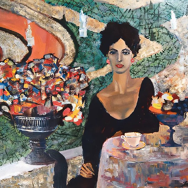 Портрет мечтательницы., 1998, холст, масло, 50х60