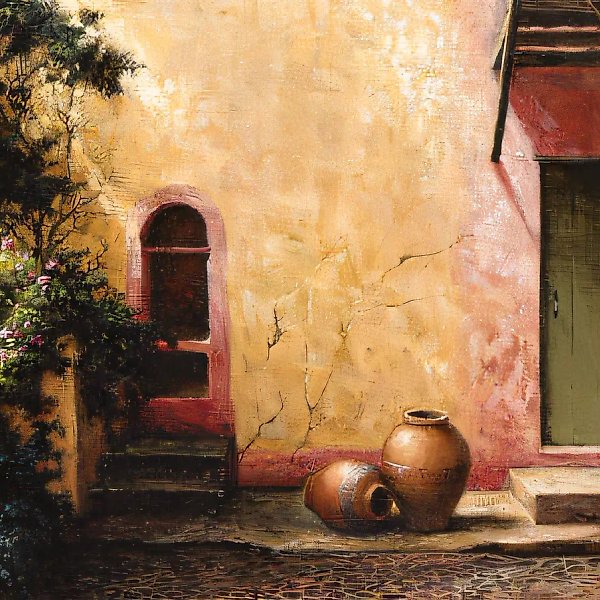 Стена, 1998, холст, масло, 30х40