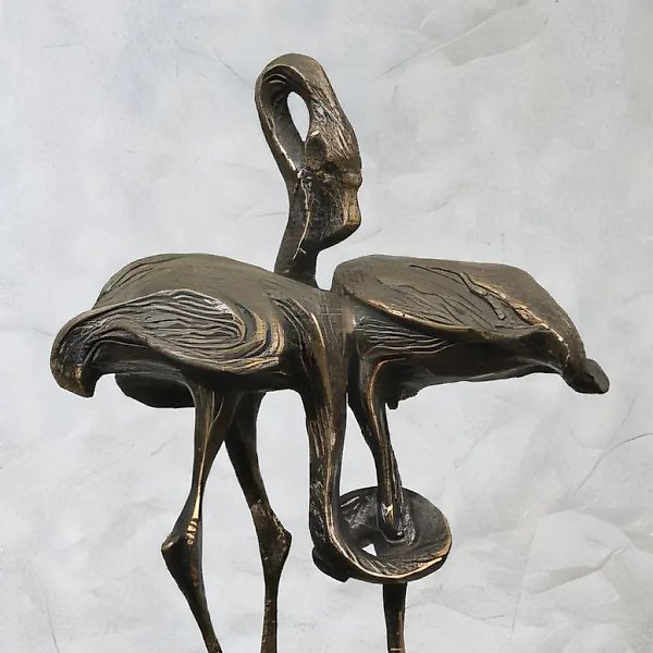 Фламинго., 1991, бронза, высота, 65см