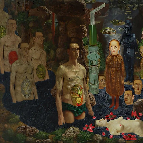 雨，1994年，布面油画，130×160