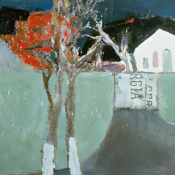 Absheron Motif, 1998, canvas, oil, 50x60
