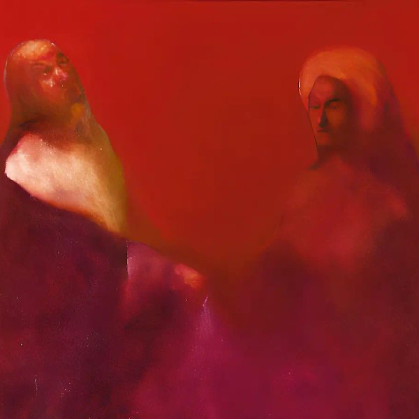 Беседа, 1997, масло на холсте, 70x90