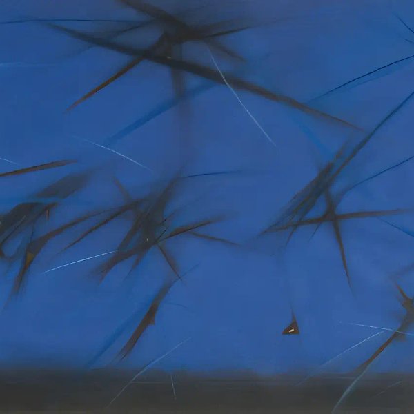 Танцующие звёзды, 1996, бумага, акварель, акрил, пастель, 100x78