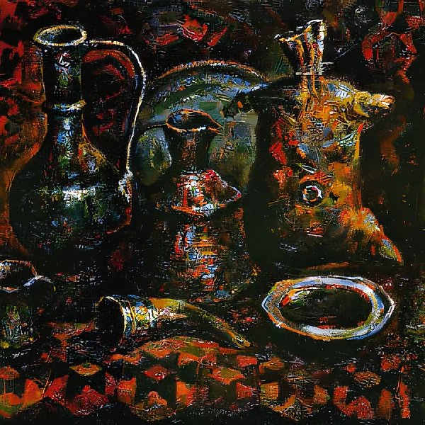 Still-life, 1998, oil on canvas, 80x100