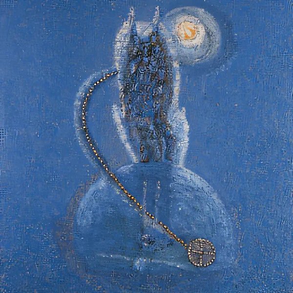 Лунная волчица, 1994, масло на холсте, 120x110