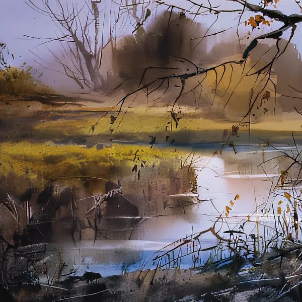 Октябрь, 1999, бумага, акварель, 56x76