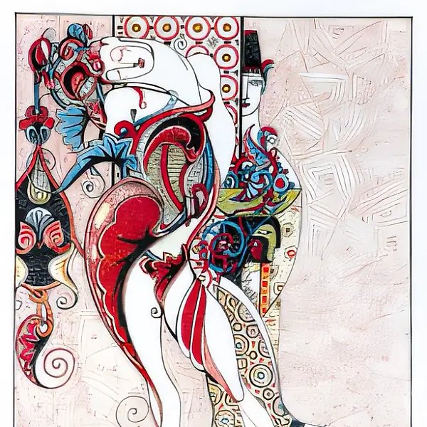 水仙花,2000年,纸本,彩色墨水,60x40