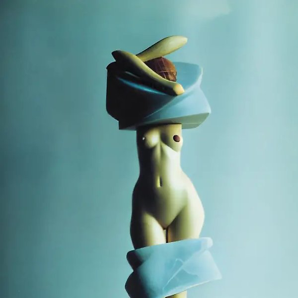 Купальщица, 1996, мрамор, дерево, 47x14x10