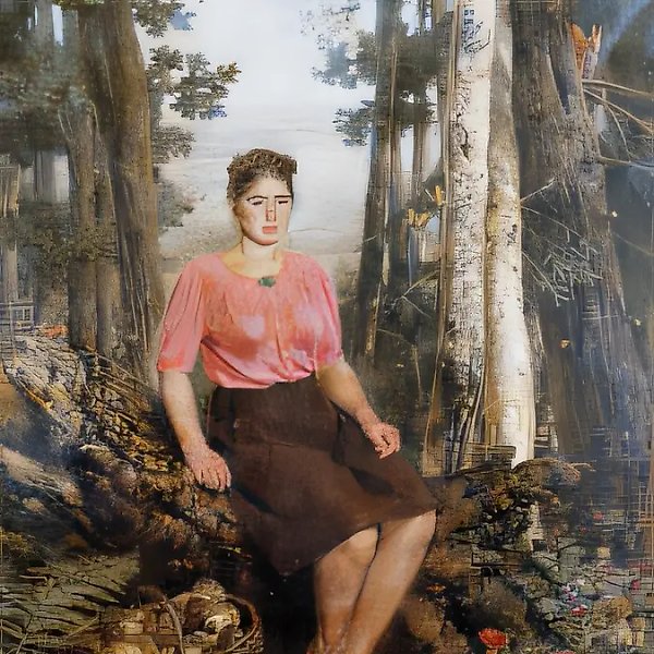 Portrait of Ksenia, 1949, oil on canvas, 200x150