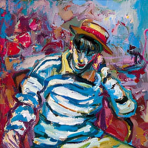 Портрет сына в костюме Гандольера., 2000, холст, масло, 70х90