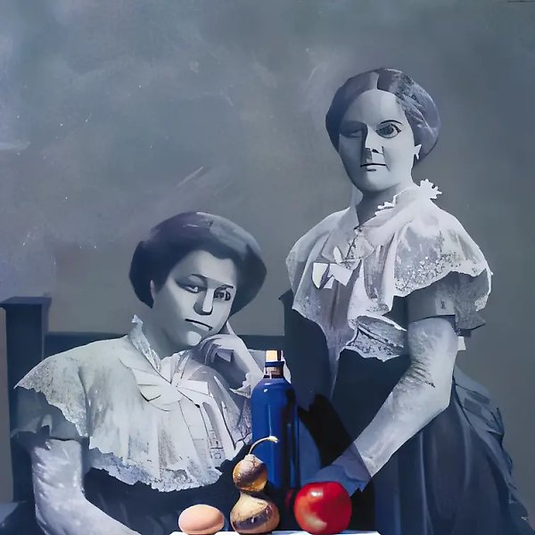 关于俄罗斯的印象,2000年,布面油画,72.7x60.6厘米