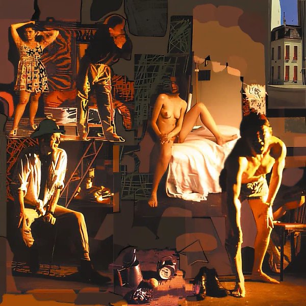 Сусанна и старцы, 1999, смешанная техника, 147x150