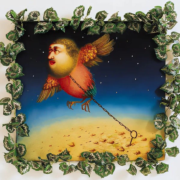 散步，1998年，布面油画，84×90