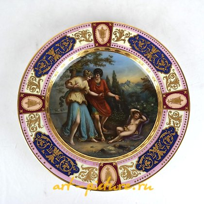 维也纳皇家瓷器, 皇家维也纳八角盘