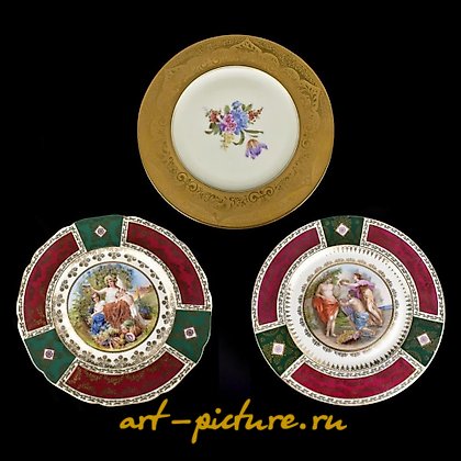 Royal Vienna Porcelain, Royal Vienna Plates