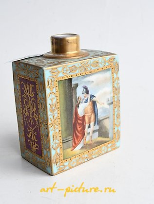 Royal Vienna Porcelain, Small collection wooden items to incl,