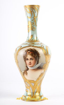 Royal Vienna Porcelain, (4) FRENCH RIHOUET PORCELAIN FRUIT BASKETS