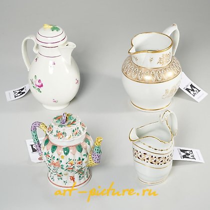 Royal Vienna Porcelain, Continental faux bamboo porcelain demitasse set