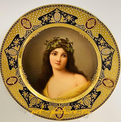 Royal Vienna Porcelain, 19TH C. ROYAL VIENNA PLATE