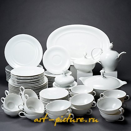 Royal Vienna Porcelain, Ena Rottenberg Augarten Vienna Porcelain Dining Set