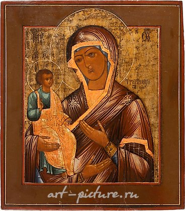 Русское серебро, ИКОНА С ИЗОБРАЖЕНИЕМ русской ТРЕХРУКОЙ БОЖЬЕЙ МАТЕРИ