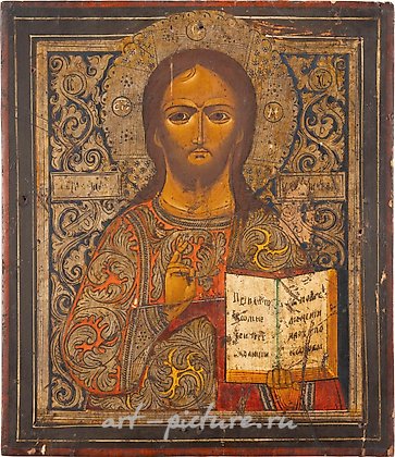 Русское серебро, ДВЕ ИКОНЫ, ИЗОБРАЖАЮЩИЕ БОЖЬЮ МАТЕРЬ "ВСЕХ СКОРБЯЩИХ РАДОСТЬ" И ХРИСТА ПАНТОКРАТОРА