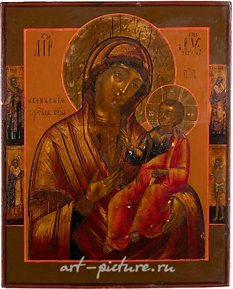 Русское серебро, ИКОНА С ИЗОБРАЖЕНИЕМ ИВЕРСКОЙ БОЖЬЕЙ МАТЕРИ