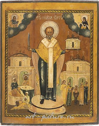 俄罗斯银, 大型圣尼古拉莫日斯科圣像