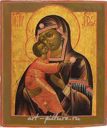 俄罗斯银, 小型的带有圣母弗拉基米尔斯基图像的图标