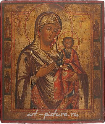 俄罗斯银, 大型的圣母颂赞图标