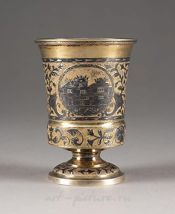 Русское серебро, Кубок с позолотой и серебром