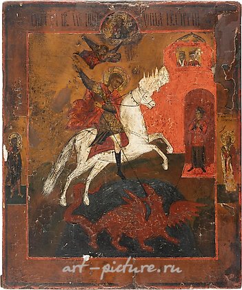 俄罗斯银, 大型图标，描绘了圣乔治杀死蛇