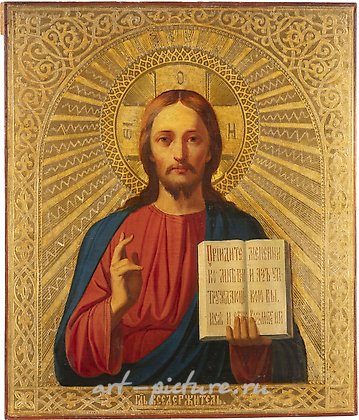 俄罗斯银, 大型基督全能者像的图标