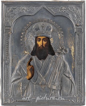 俄罗斯银, 小型银饰圣提亚戈纳斯图像的图标