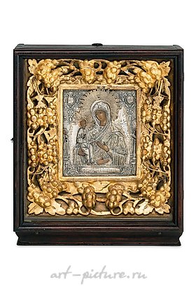 Русское серебро, РУССКАЯ ИКОНА БОГОРОДИЦЫ ТРЕХРУКОЙ