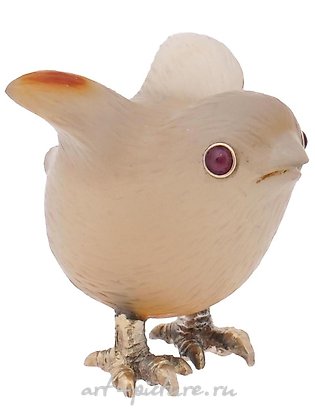 俄罗斯银, 俄罗斯的自然主义雕刻玛瑙雕像