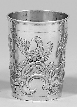 Русское серебро, Маленькая чашка в стиле рококо