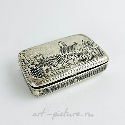 Русское серебро, Серебряная шкатулка для ювелирных изделий