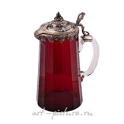 俄罗斯银, 俄罗斯银质镀金玻璃杯