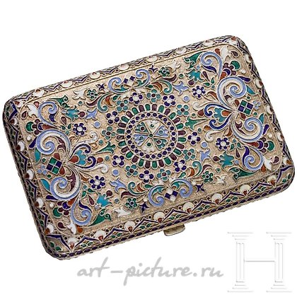 俄罗斯银, 俄罗斯银烟盒