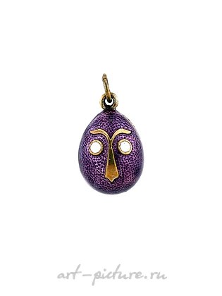 俄罗斯银, 银质复活节彩蛋，镀金和珐琅。