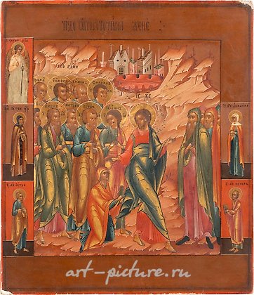 Русское серебро, РЕДКАЯ ИКОНА, ИЗОБРАЖАЮЩАЯ ХРИСТА, ИСЦЕЛЯЮЩЕГО КРОВОТОЧАЩУЮ ЖЕНЩИНУ