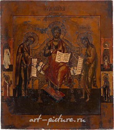 Русское серебро, Икона "Деисус" русская, начало XIX века Temp