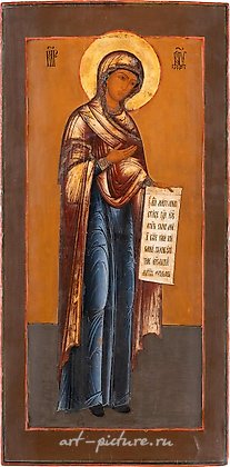 Русское серебро, БОЛЬШАЯ ИКОНА, ПОКАЗЫВАЮЩАЯ БОГОРОДИЦУ ИЗ ДЕЕСИСА