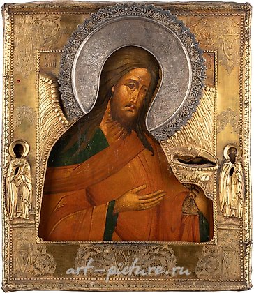 Русское серебро, Икона, изображающая святого Иоанна Предтечу